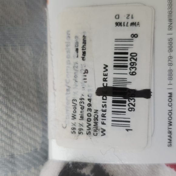 SMARTWOOL  WOMENS  CREW SOCKS,Set Of 2 - Picture 5 of 5